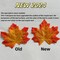 360 Pcs 8cm/3.1inch Artificial Maple Leaves 6 Colors Fall Leaves Thanksgiving Day Autumn Leaf Decorations Wedding Parties Props Party Table Decor Crafts Artificial Flowers 2024